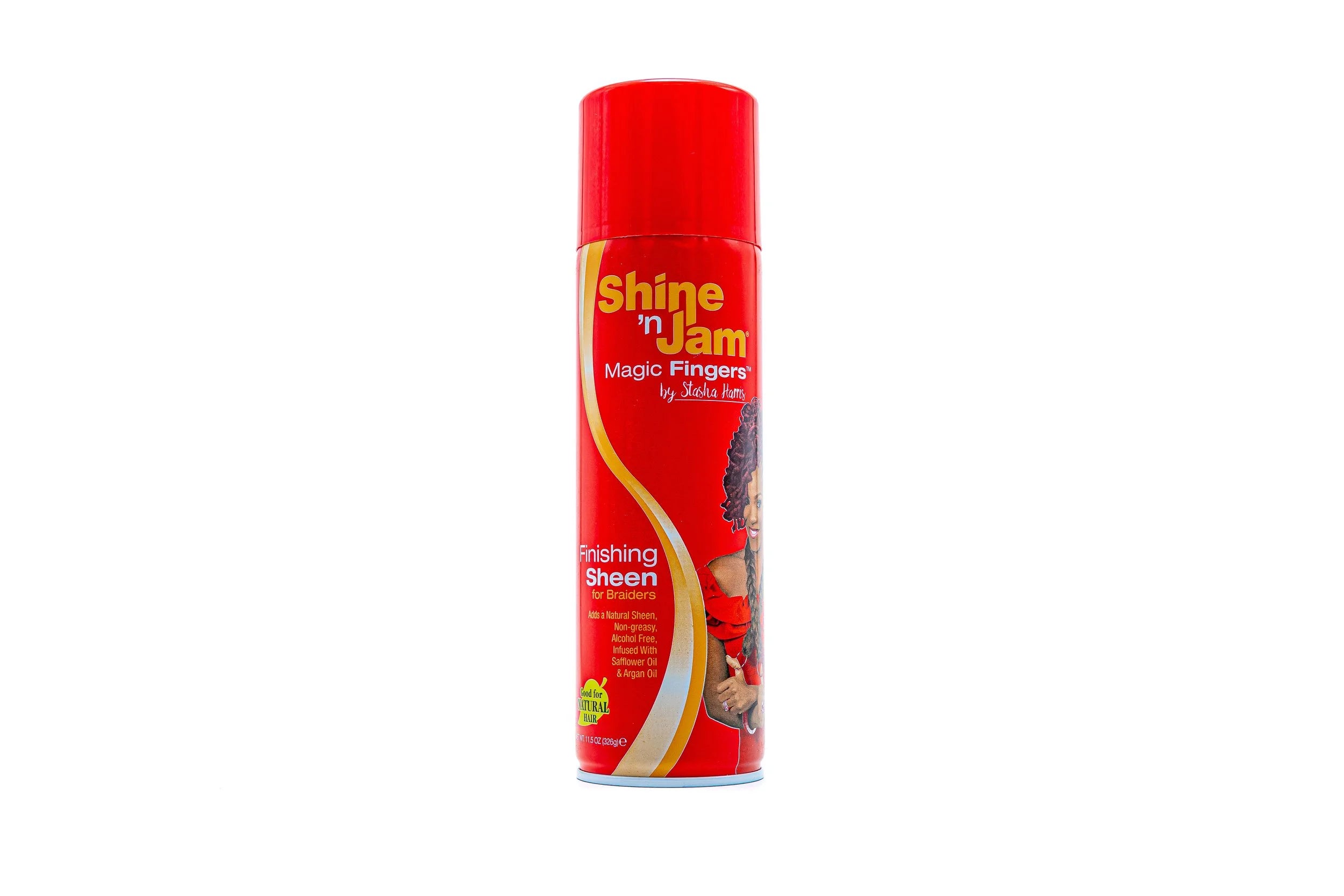 Ampro Shine N Jam Magic Fingers Finishing Sheen For Braiders 11.5 oz — official pack photo finishing-sheen-11.5 (Shine N Jam Finishing Sheen-00001.jpg) from amprogel.com