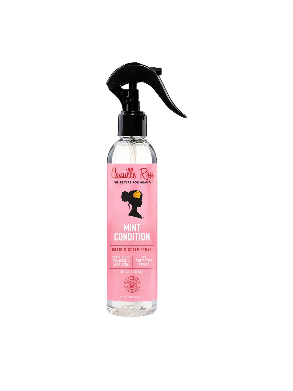 Camille Rose Mint Condition Braid and Scalp Spray official pack