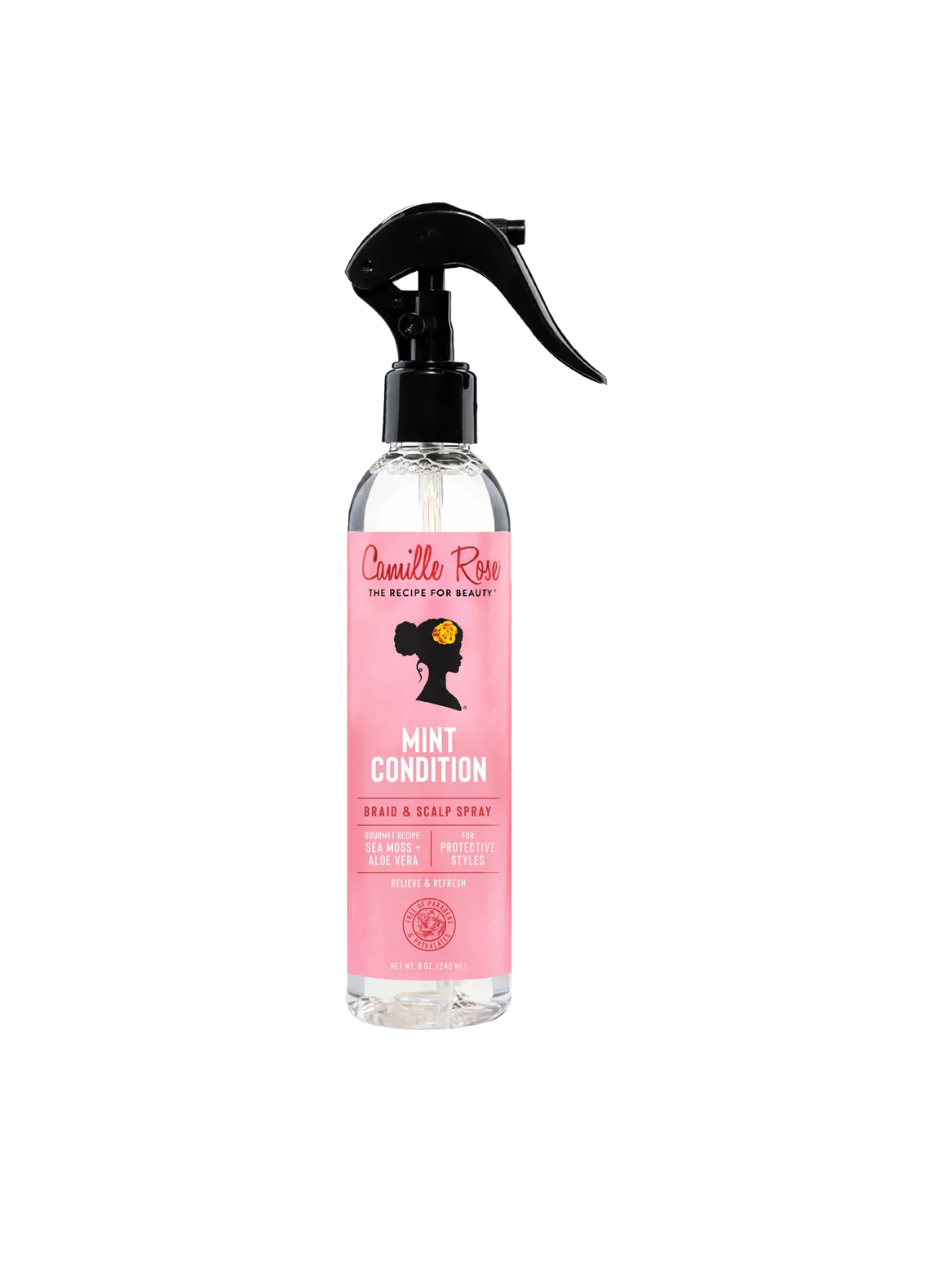 Camille Rose Mint Condition Braid and Scalp Spray official pack