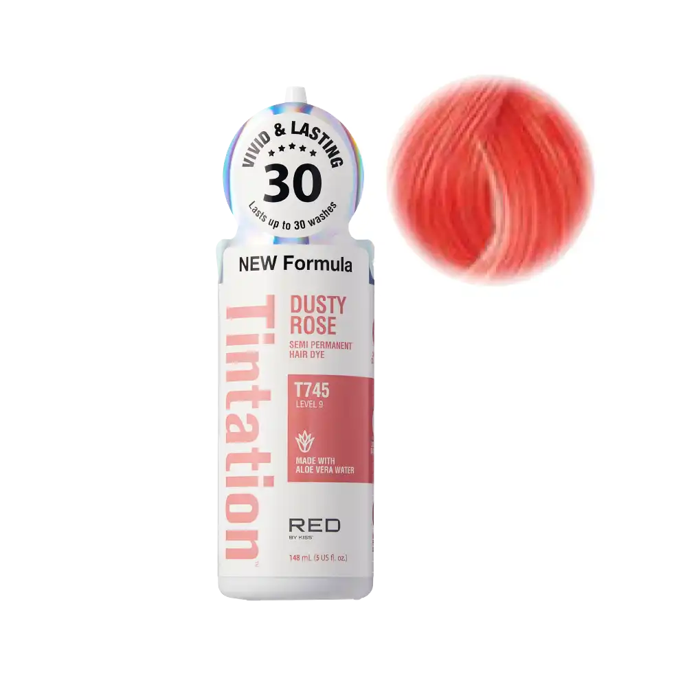 RED by KISS Tintation Semi-Permanent Hair Color - Dusty Rose official pack