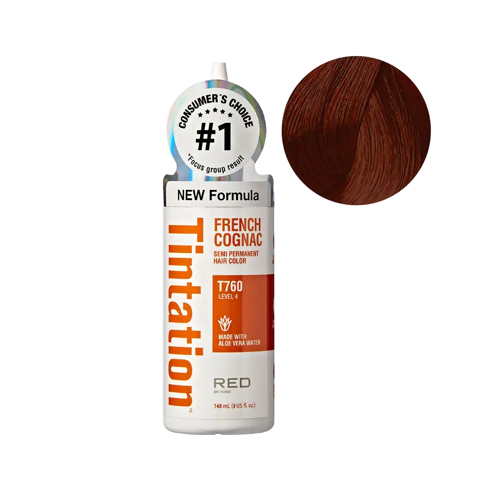 RED by KISS Tintation Semi-Permanent Hair Color – New & Improved Formula official pack