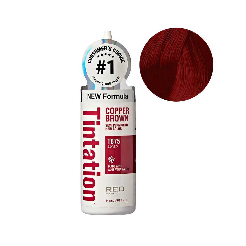 RED by KISS Tintation Semi-Permanent Hair Color – New & Improved Formula official pack