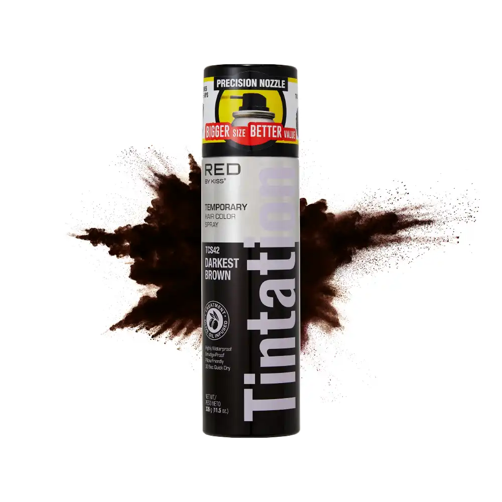 RED by KISS Tintation Temporary Hair Color Root Touch Up Color Spray X- Large (11.5oz) official pack