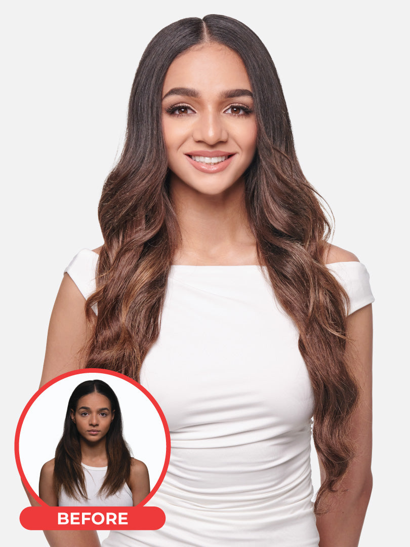24" TRUELUXE SEAMLESS CLIP IN STRAIGHT official pack