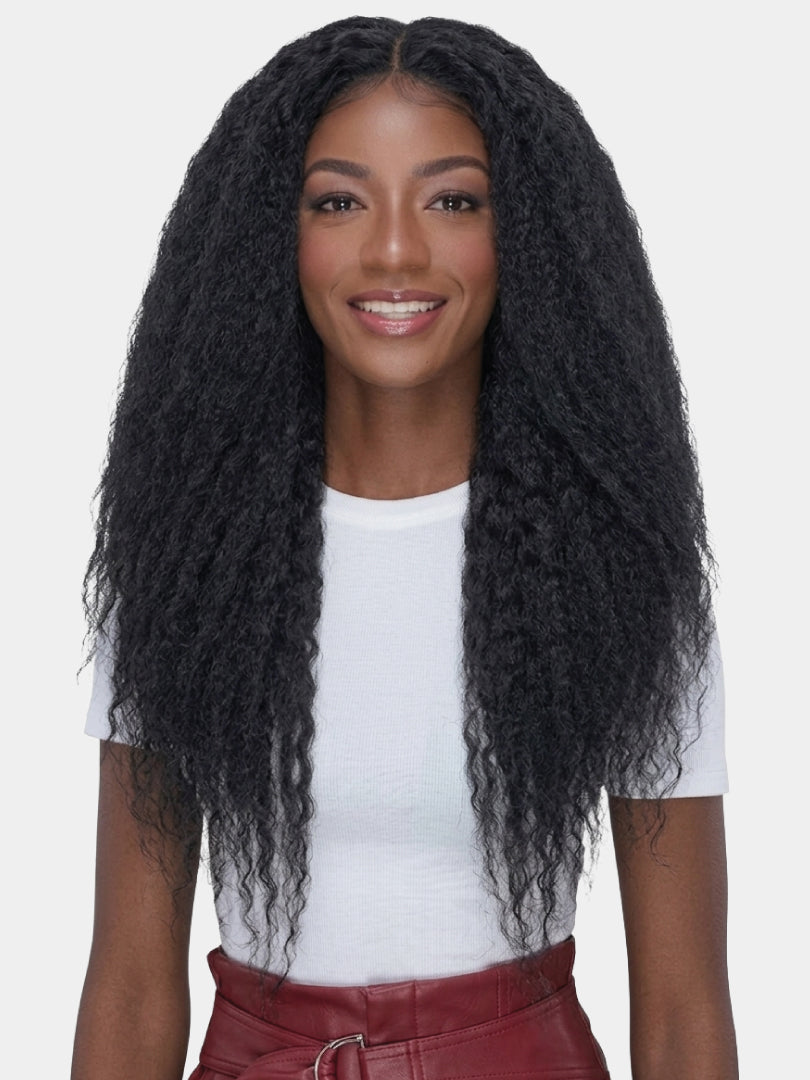 18" TRUELUXE INVISIBLE FEATHER KINKY CURL official pack