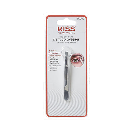 Kiss New York Slant Tip Tweezer - KSNY Slant Tip Tweezer official pack
