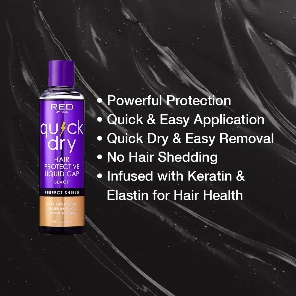 RED by KISS Quick Dry Hair Protective Liquid Cap official pack