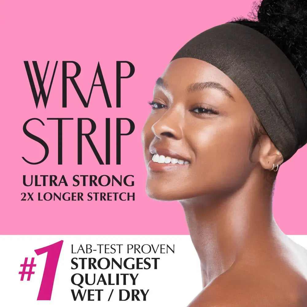 RED by KISS 3.5" Wrap Strips Ultra Strong 2x Longer Stretch official pack