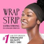 RED by KISS 3.5" Wrap Strips Ultra Strong 2x Longer Stretch official pack