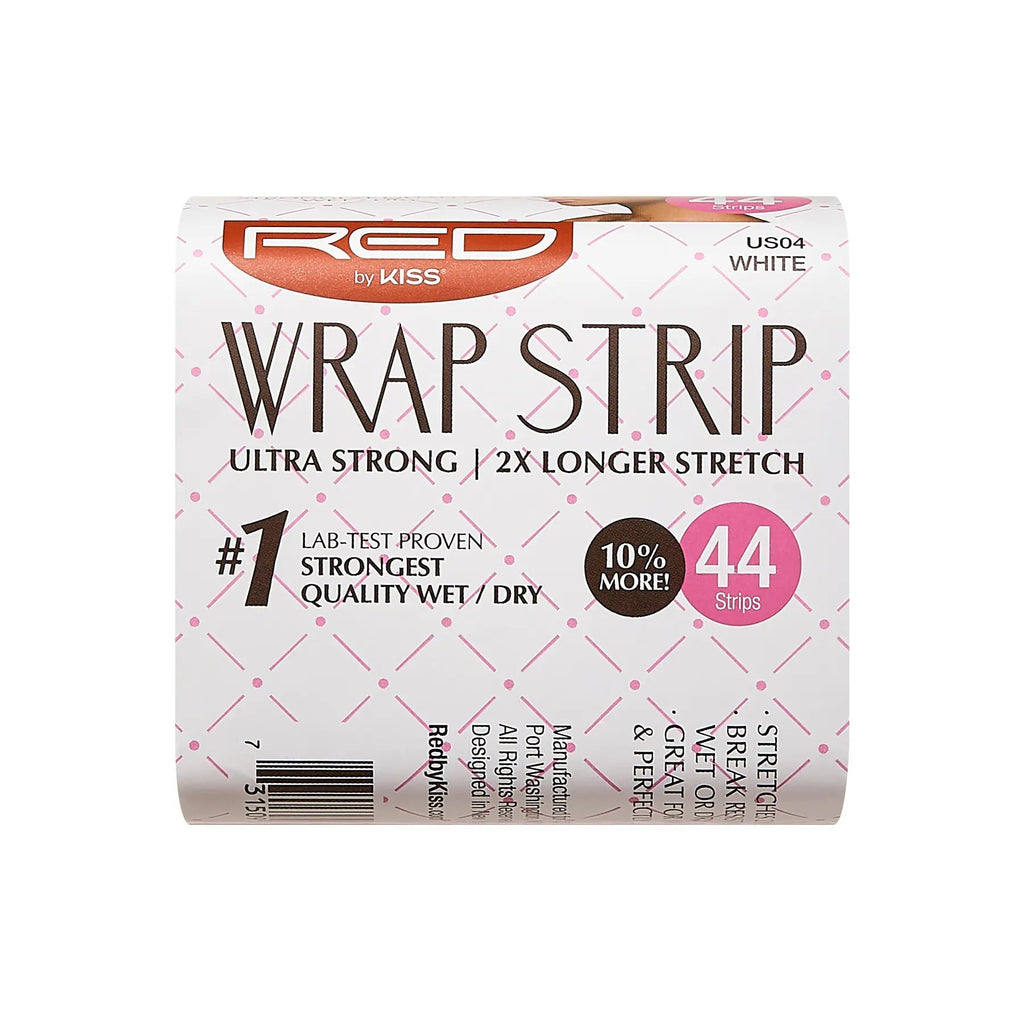 RED by KISS 3.5" Wrap Strips Ultra Strong 2x Longer Stretch official pack