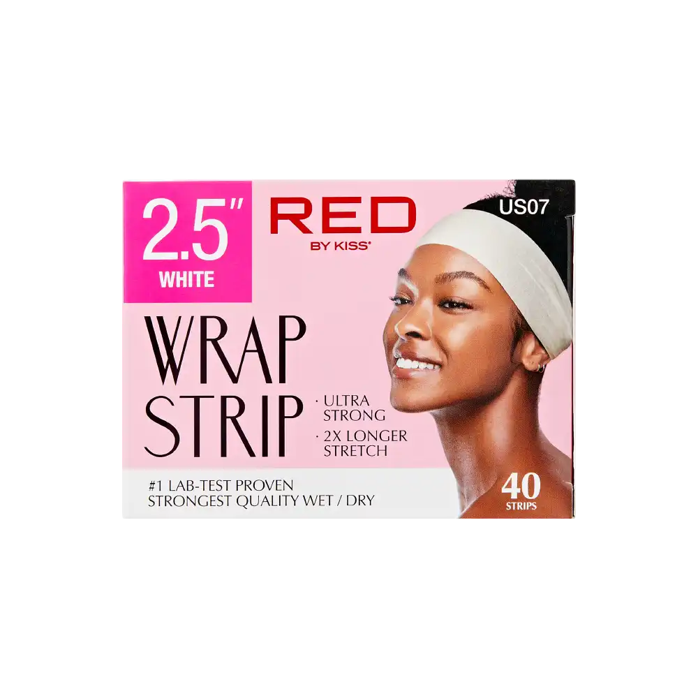 RED by KISS 2.5" Wrap Strips (40 Strips) official pack