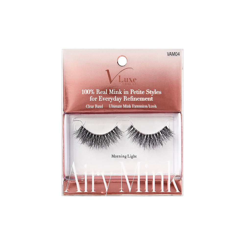 VLuxe By i•ENVY Airy Mink Strip Lashes official pack