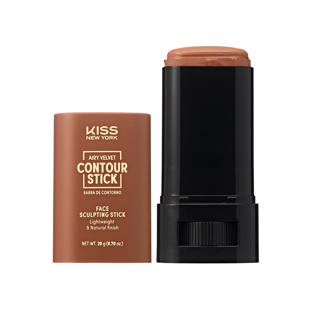 Kiss New York Airy Velvet Contour Stick for Face Sculpting official pack