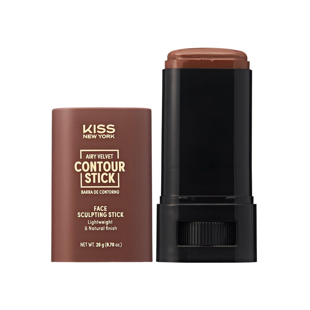 Kiss New York Airy Velvet Contour Stick for Face Sculpting official pack