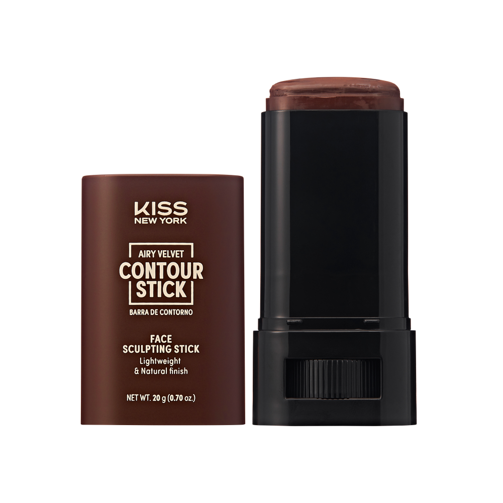 Kiss New York Airy Velvet Contour Stick for Face Sculpting official pack
