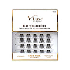 VLuxe By i•ENVY Extended Faux Mink Cluster Lashes - #01 official pack