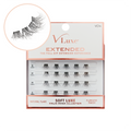 VLuxe By i•ENVY Soft Luxe Faux Mink Lash Cluster – Seamless DIY Extensions - Natural Flare official pack