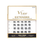 VLuxe By i•ENVY Extended Real Mink Cluster Lashes - #01 official pack