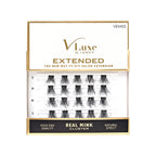 VLuxe By i•ENVY Extended Real Mink Cluster Lashes - #03 official pack