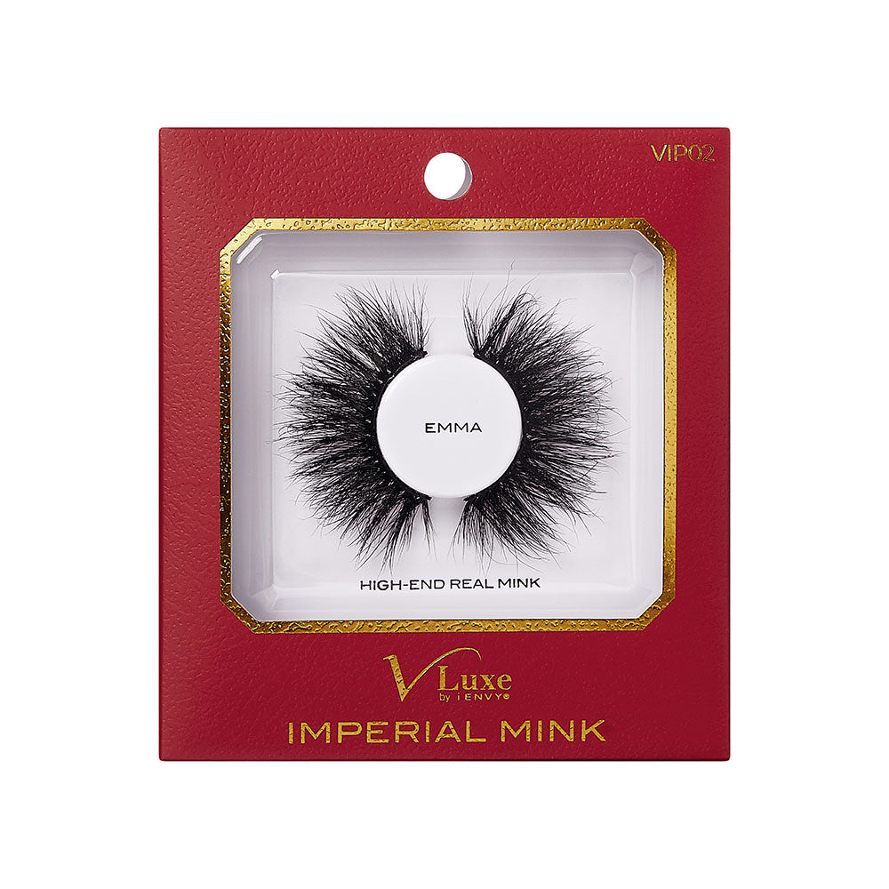 VLuxe By i•ENVY Imperial Mink Strip Lashes - Emma official pack