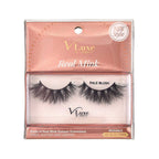 VLuxe By i•ENVY Real Mink Strip Lashes - PALE BLUSH official pack