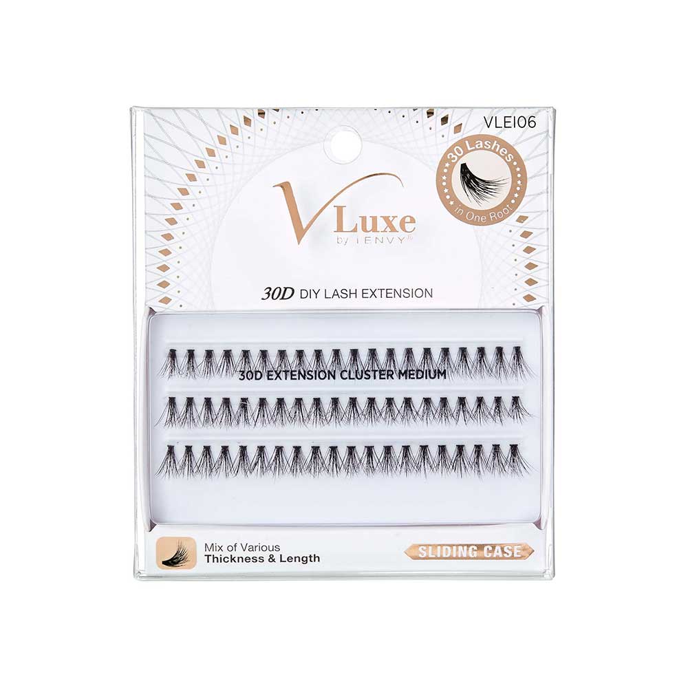 VLuxe By i•ENVY 30D Cluster Lash Extension Lashes official pack