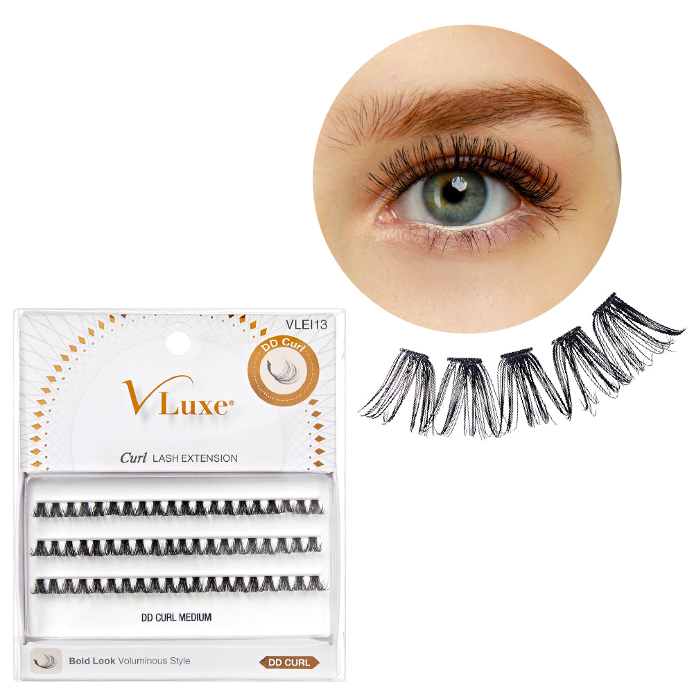 I-Envy DD Curl Lash Cluster Eyelash Extensions Voluminous Style 40D Volume Indiv — official pack photo VLEI13 (VLEI13_main.png) from rk