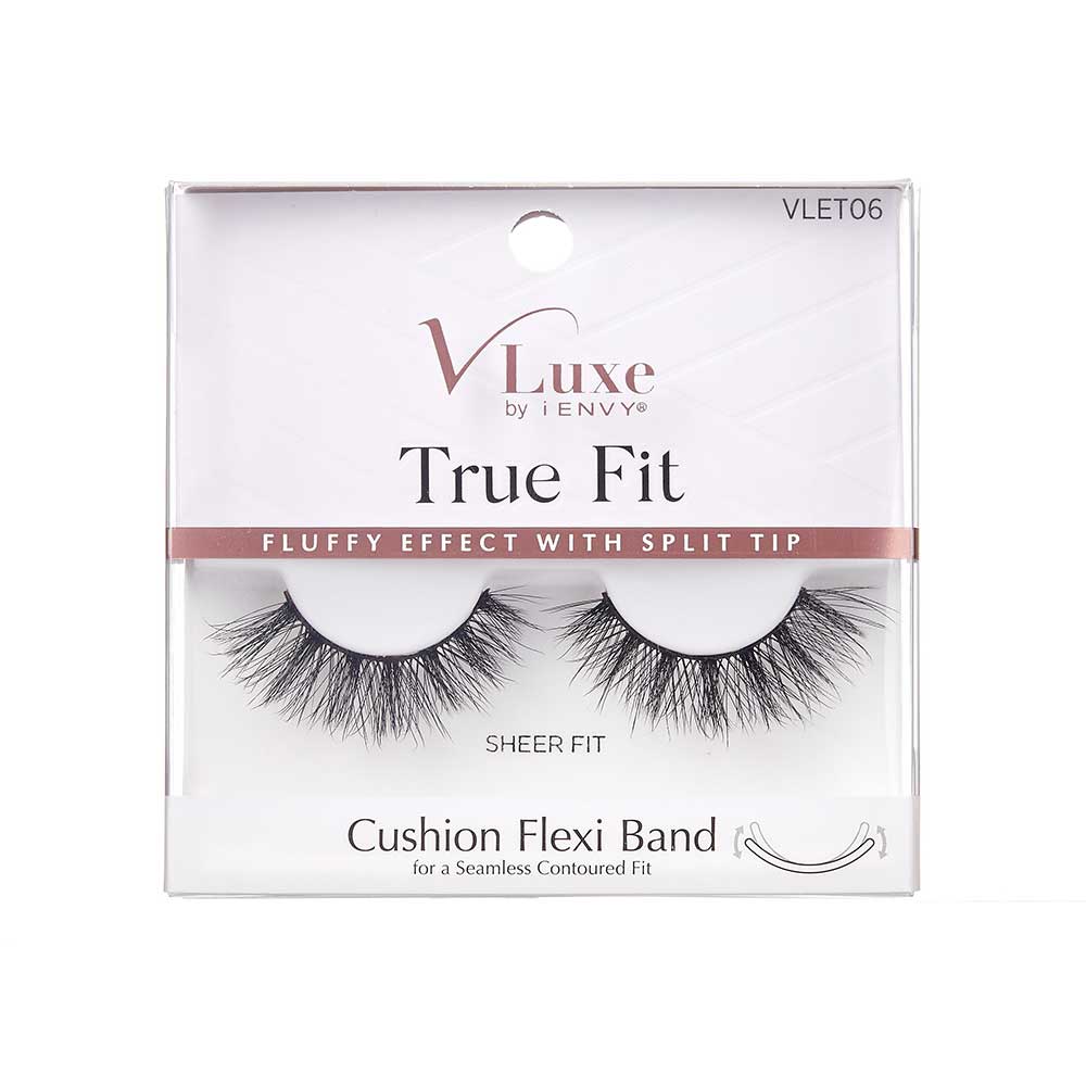 VLuxe By i•ENVY True Fit Strip Lashes - Sheer Fit official pack