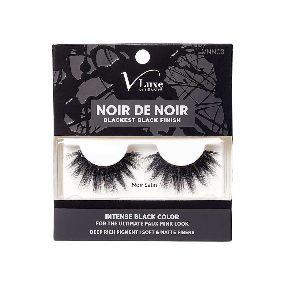 VLuxe By i•ENVY Noir De Noir Blackest Black Strip Lashes official pack