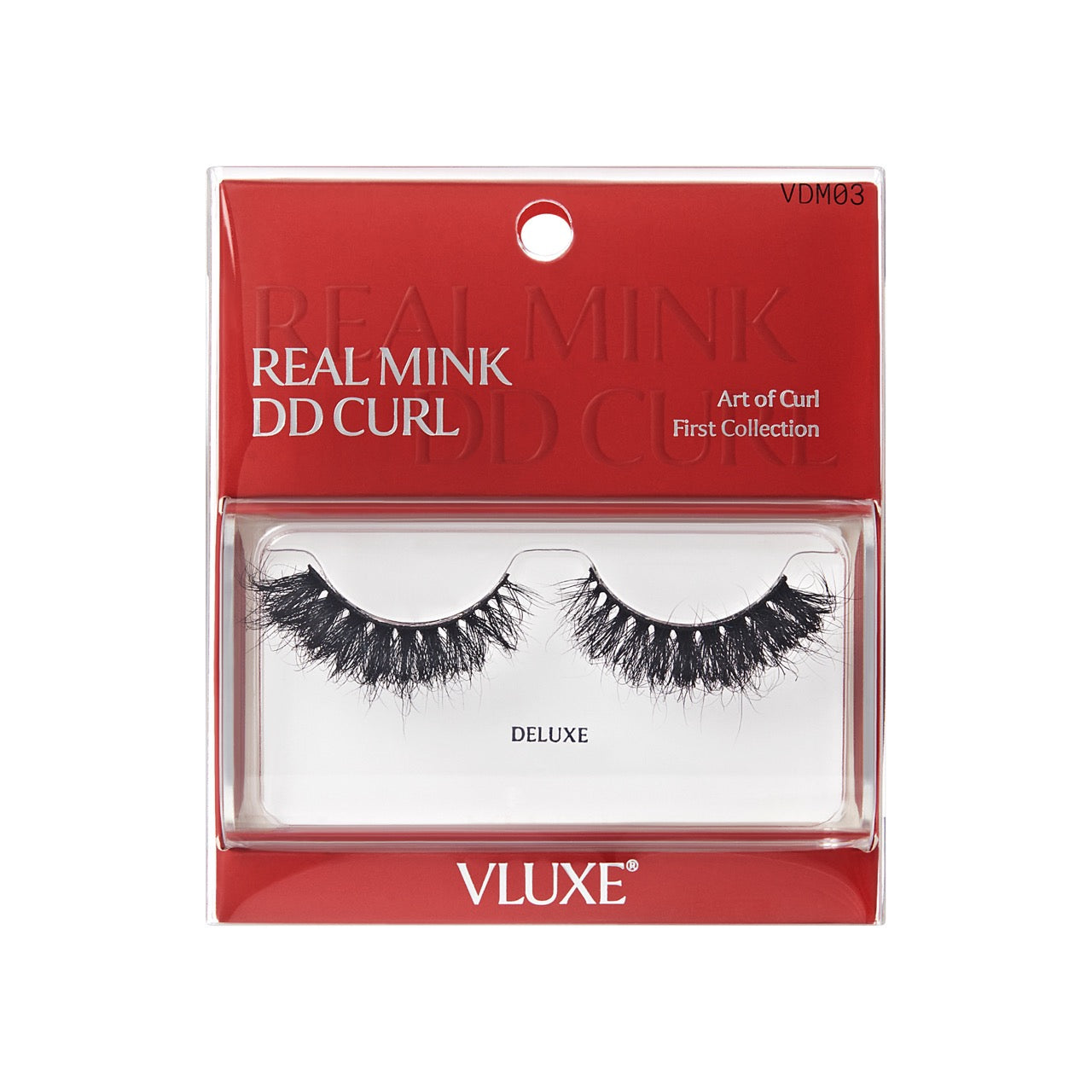 VLuxe 100% Real Mink DD Curl Strip Eyelashes with Luxury Case - Deluxe official pack