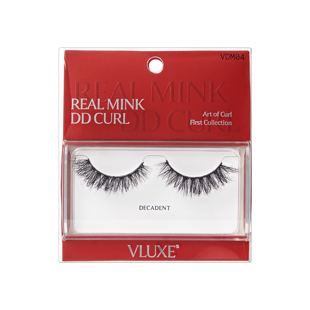 VLuxe 100% Real Mink DD Curl Strip Eyelashes with Luxury Case - Decadent official pack