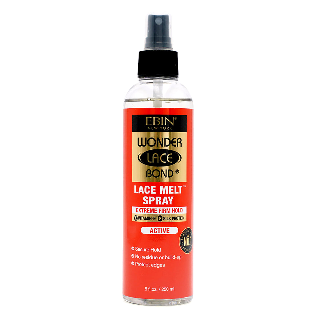 Ebin New York Wonder Lace Bond Melting Spray Active 250ml — official pack photo WBMF250 (WBMF250.jpg) from ebinnewyork.com