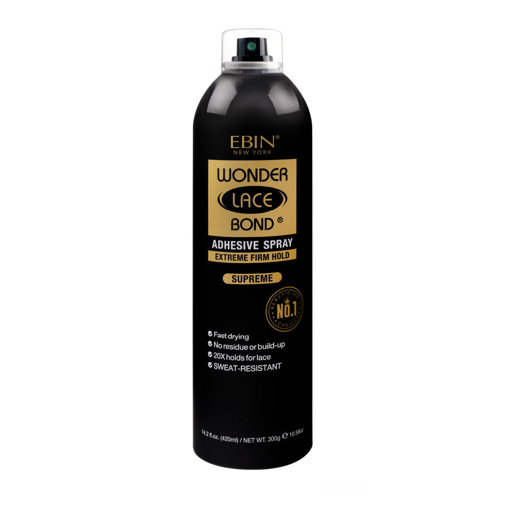 Ebin New York Wonder Lace Bond Adhesive Spray - Supreme 14.2 oz — official pack photo WBSS400 (WBSS400_Alt_view.jpg) from ebinnewyork.com