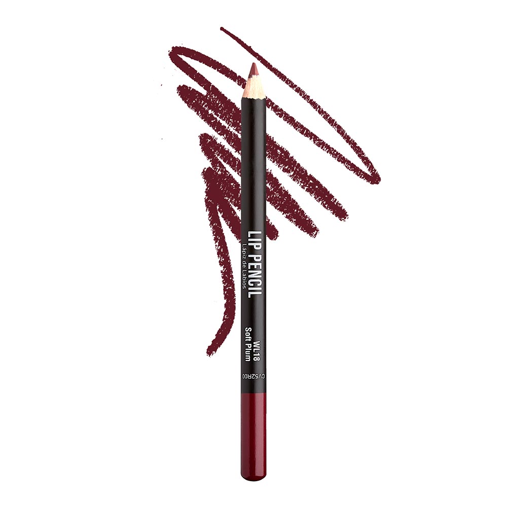 Kiss New York Silky Smooth Lip Pencil Liner - Soft Plum official pack