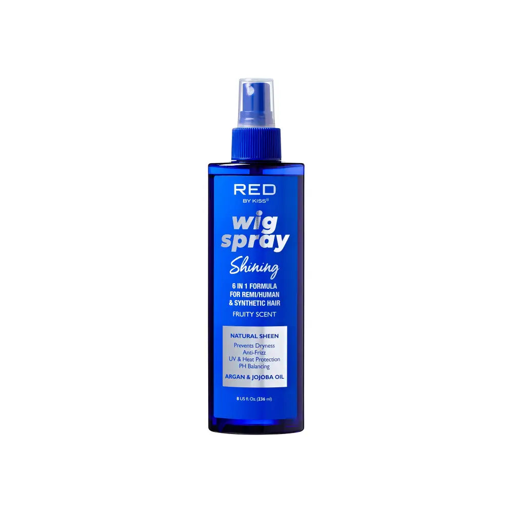 RED by KISS Remy Human Hair & Synthetic Wig Spray - Shine / 8oz official pack