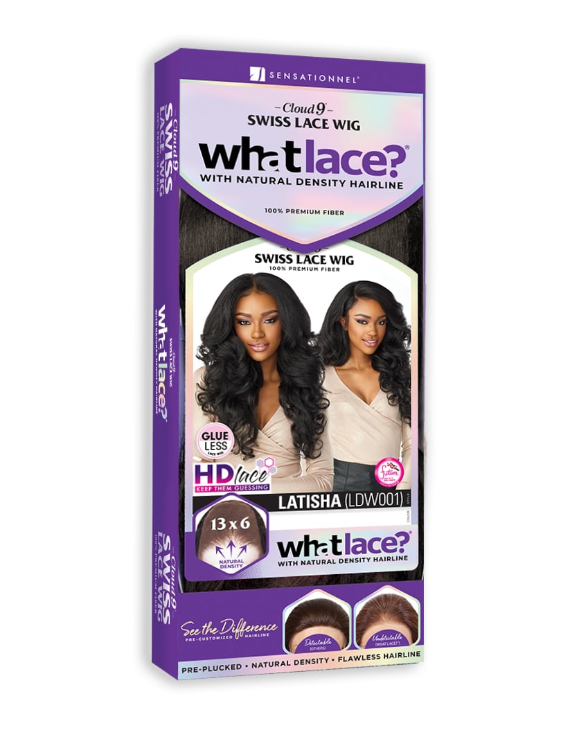 Sensationnel Cloud 9 What Lace? Lace Wig LATISHA — official pack photo (WhatLace-HD-LATISHA-3D-PKG.jpg) from sensationnel.com