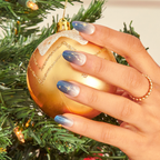 Kiss Voguish Fantasy Holiday Press On Glue Nails - Merry Magic official pack