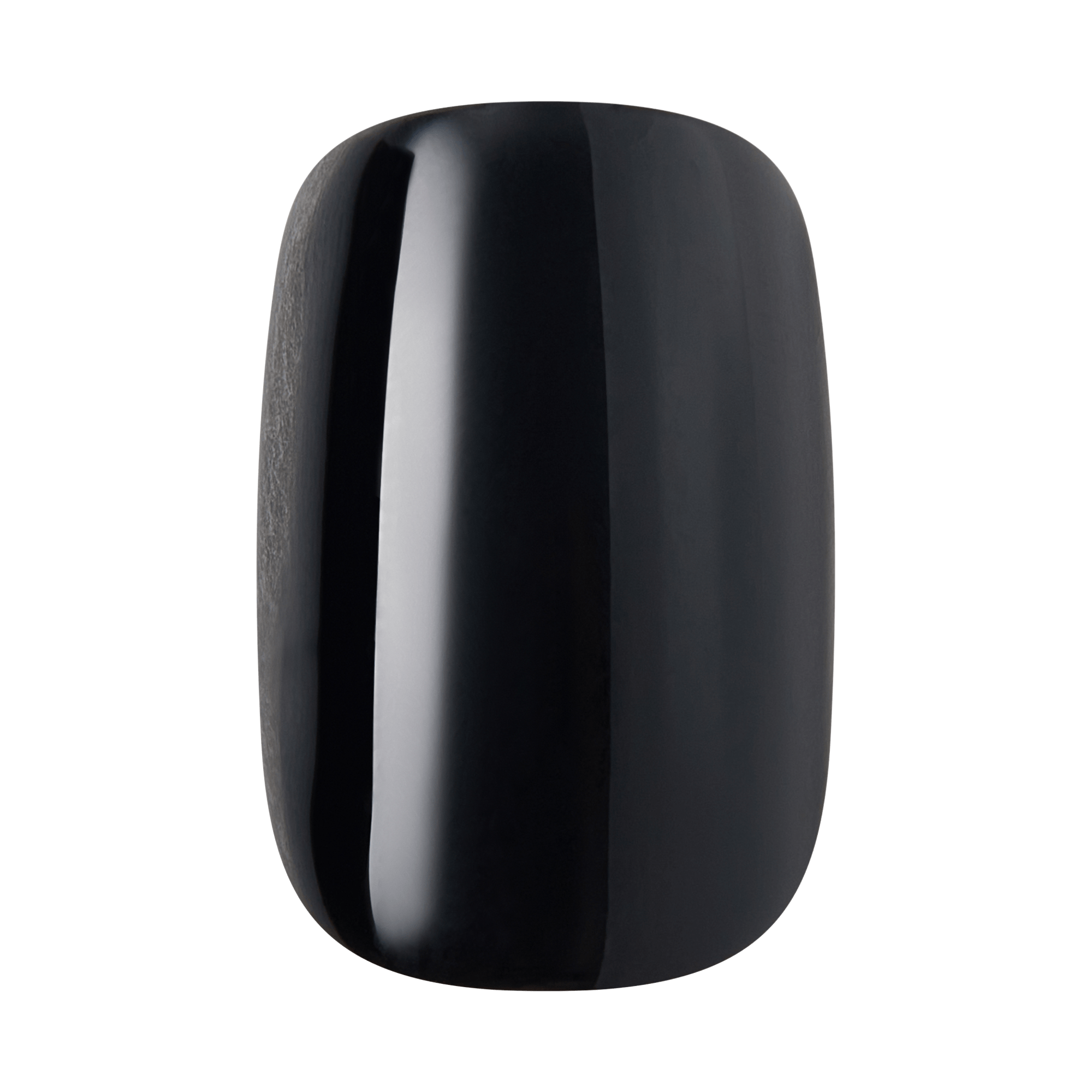 Kiss Core Color Press On Fake Glue Nails - Photogenic | Solid, Black, Short, Squoval official pack