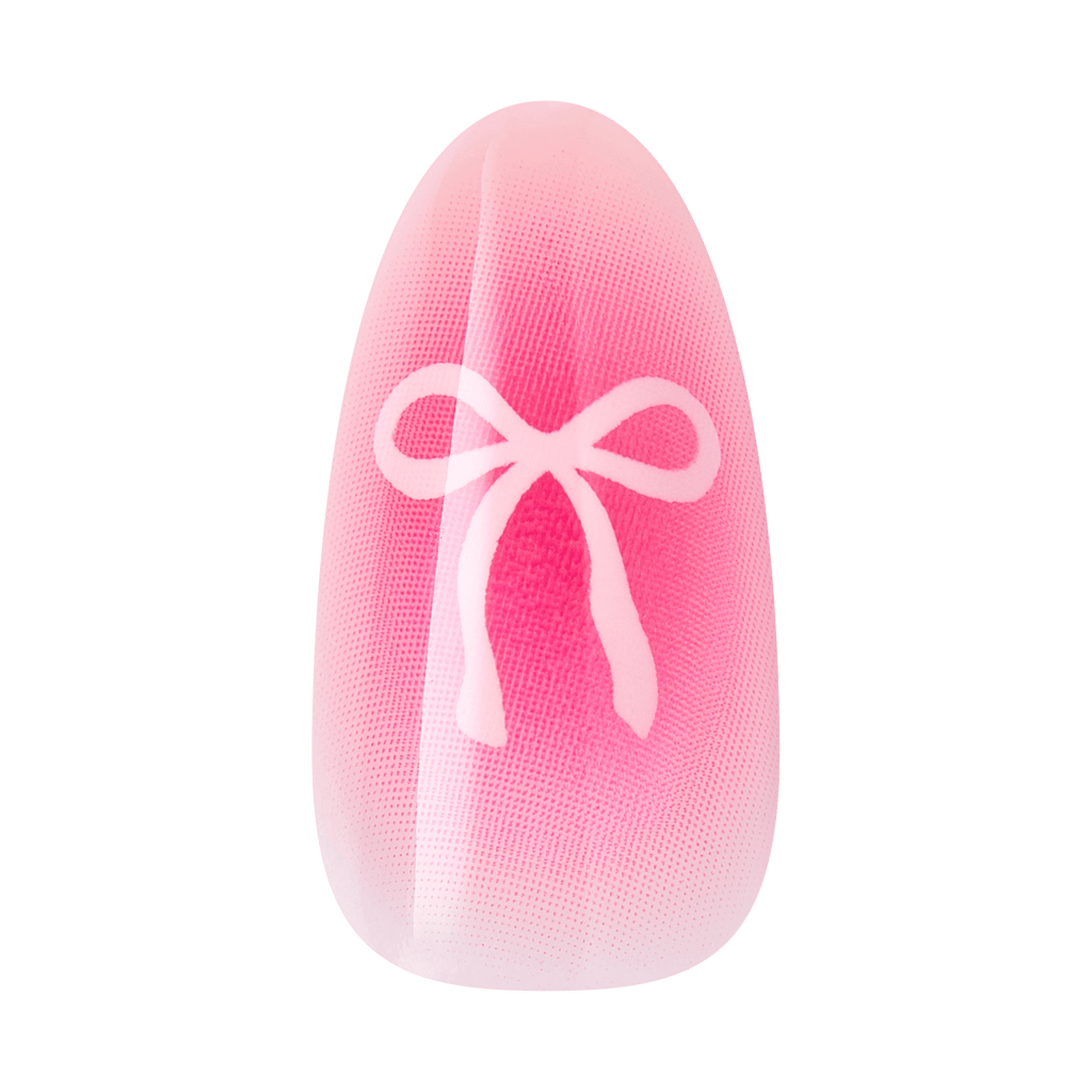 Kiss Core Design Press On Fake Glue Nails - My Time | Design, Pink, Medium, Almond official pack