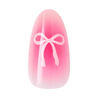 Kiss Core Design Press On Fake Glue Nails - My Time | Design, Pink, Medium, Almond official pack