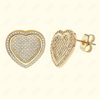 Gold Heart Earings