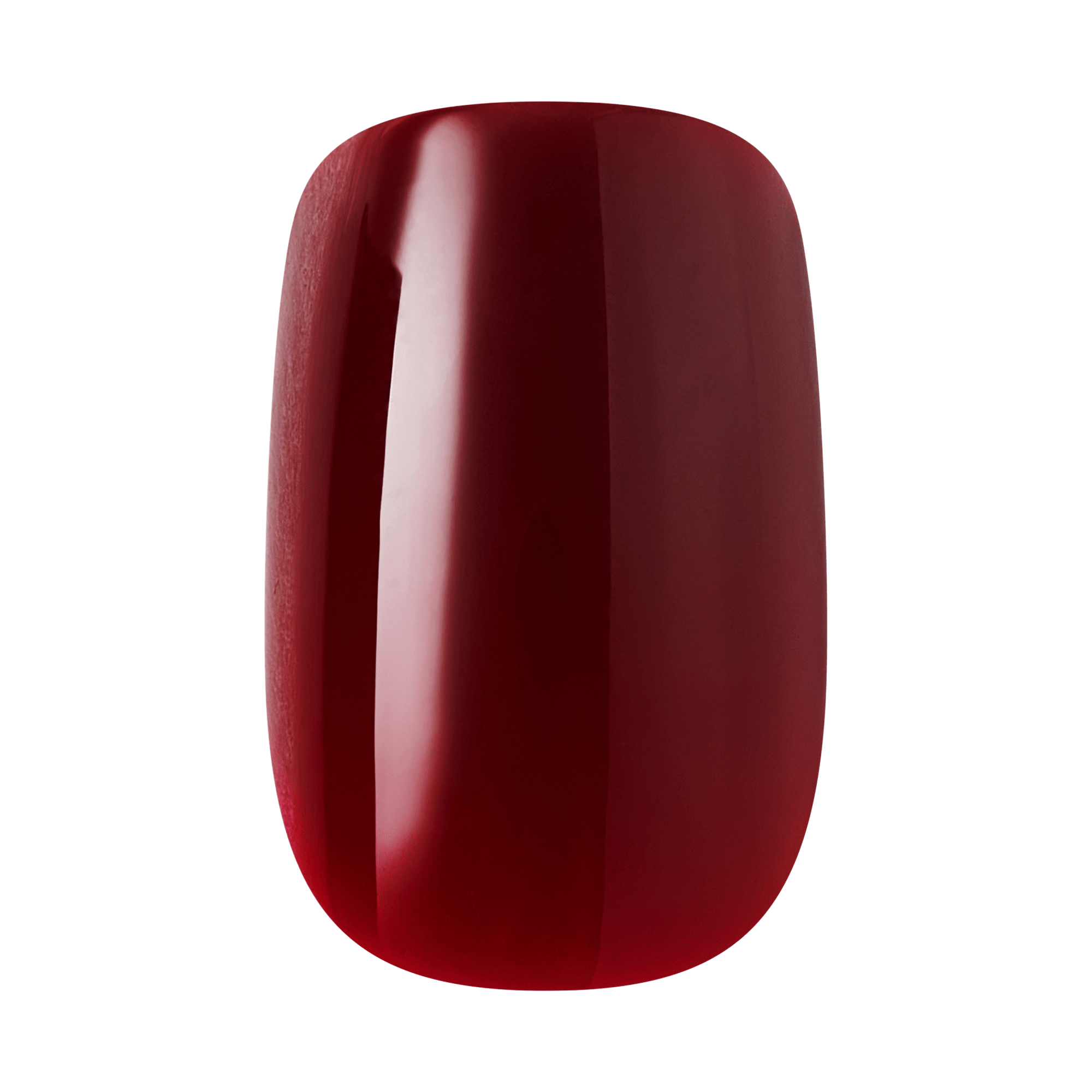Kiss Core Color Press On Fake Glue Nails - Sprightly | Solid, Red, Short, Squoval official pack