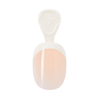 Kiss Core French Press On Fake Glue Nails - Perfection | French Tips, White, Petite, Squoval official pack
