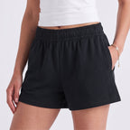 Arria Cozy French Terry Convertible Relaxed Sweat Shorts official pack