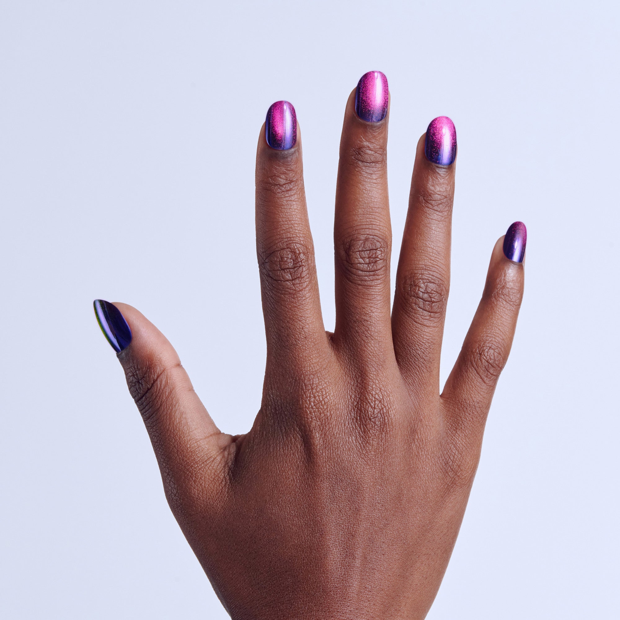 Kiss Glam Embellished Press On Fake Glue Nails - Simple Joys | Design, Purple, Short, Round official pack