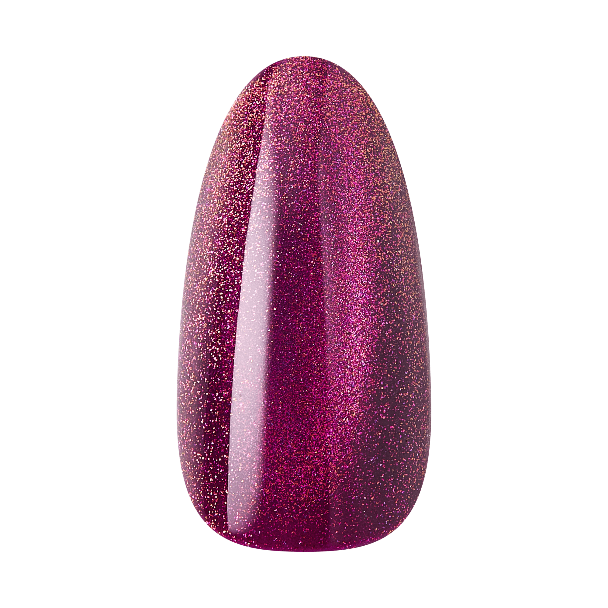 Kiss Core Magnetic Press On Fake Glue Nails - Glittering | Magnetic, Purple, Medium, Almond official pack