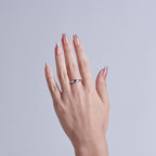 Kiss Glam Embellished Press On Fake Glue Nails - Dusk Mirage | Design, Beige, Medium, Coffin official pack