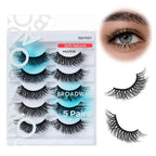 Broadway False Lashes Multipack - Faux Mink Wispy Volume Strip Eyelashes official pack