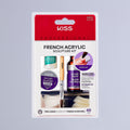 Kiss French Acrylic Sculpture Kit System | 20 French & 20 Natural Acrylic Tips, Starter Kit official pack