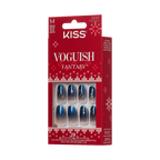 Kiss Voguish Fantasy Holiday Press On Glue Nails - Merry Magic official pack